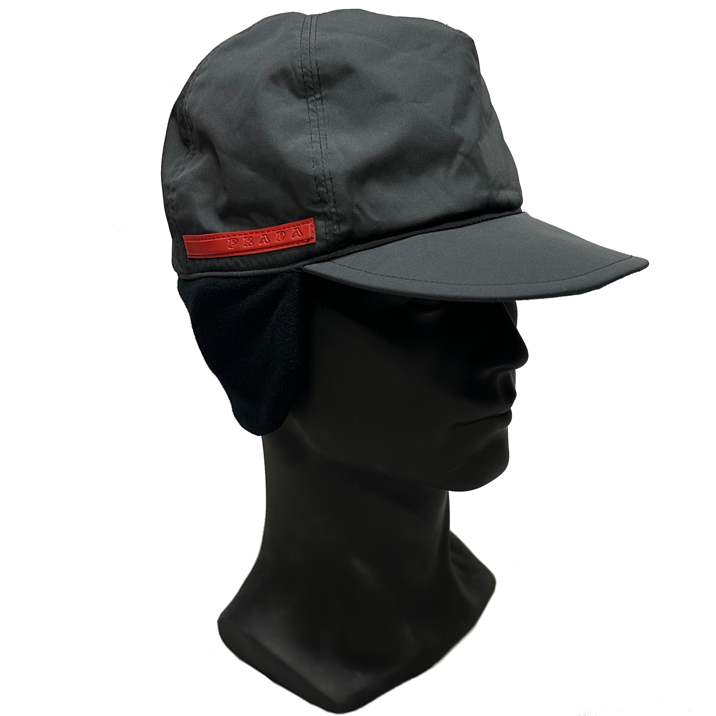 Prada Sport Nylon Cap In Black ( S )