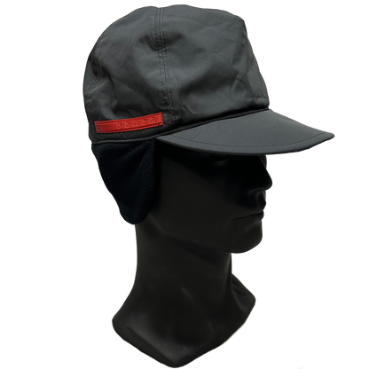 Prada Sport Nylon Cap In Black ( S )