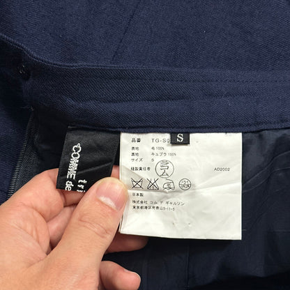 Comme Des Garçoms Tricot 2002 Wool Panelled Midi Skirt - XS/S