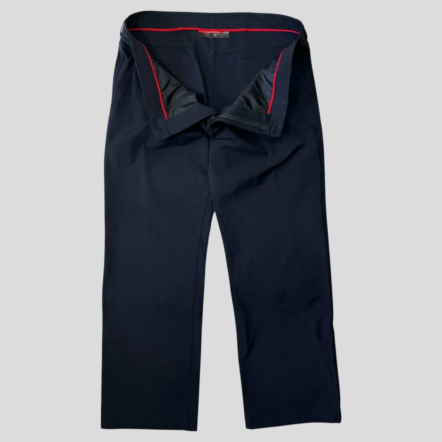 Prada Sport 00’s Nylon Baggy Navy Trousers - IT56