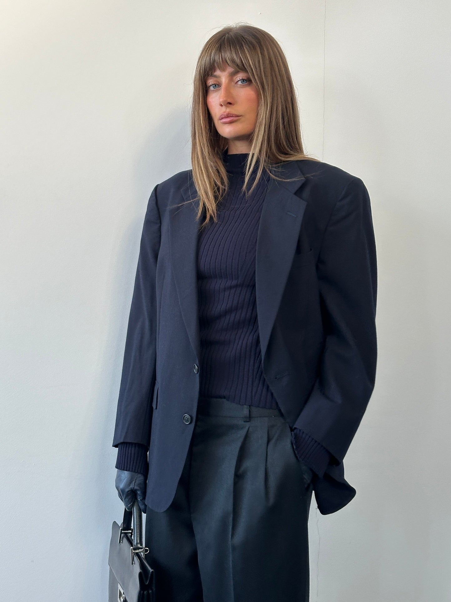 Christian Dior Monsieur 1980s Pure Wool Single Breasted Blazer - 42S/L