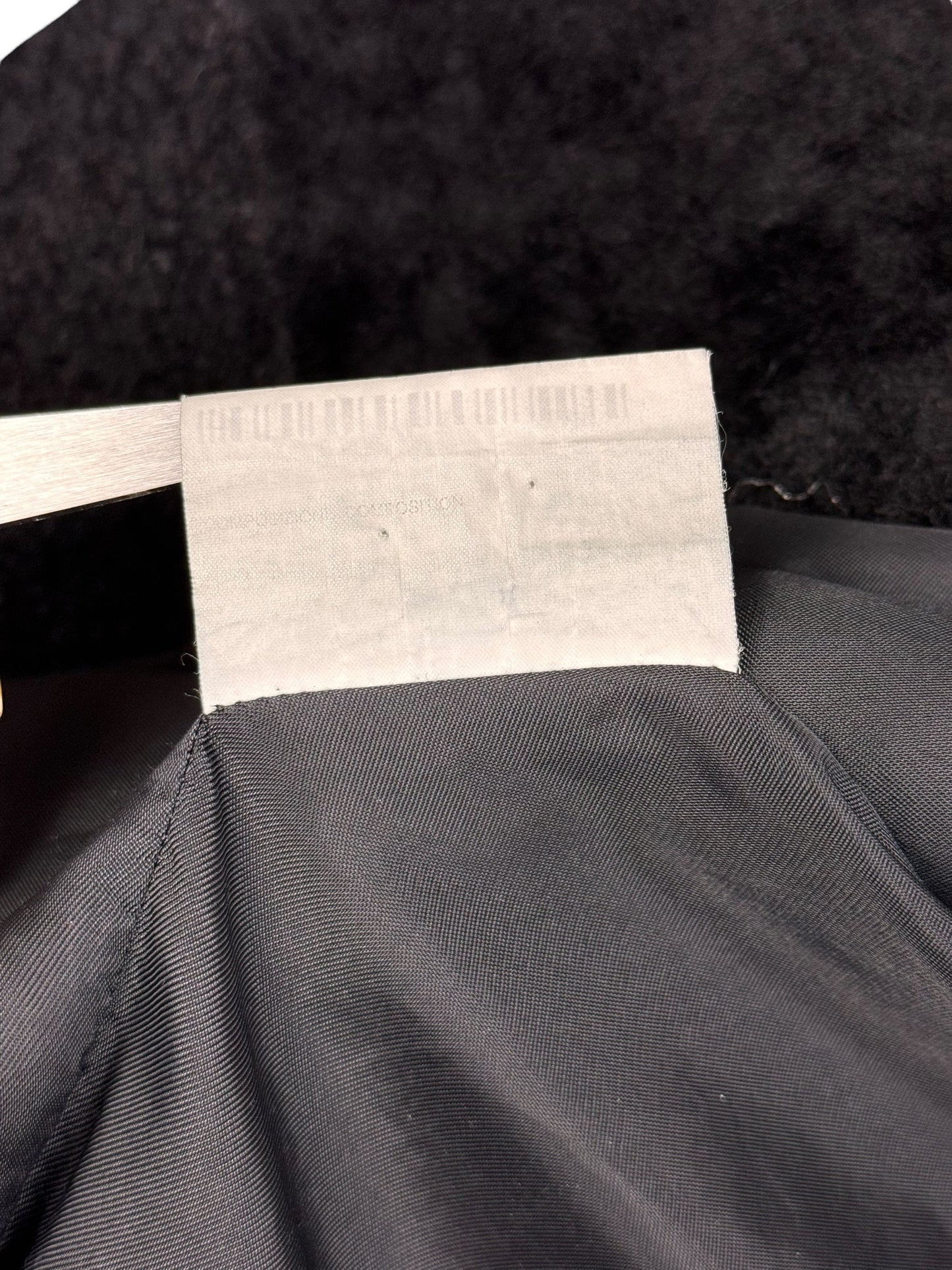 Alexander McQueen F/W 2012 Menswear shearling coat | Black, Black