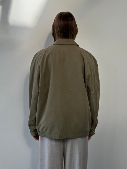 Burberry 1990s Wool Logo Bomber Jacket – XL