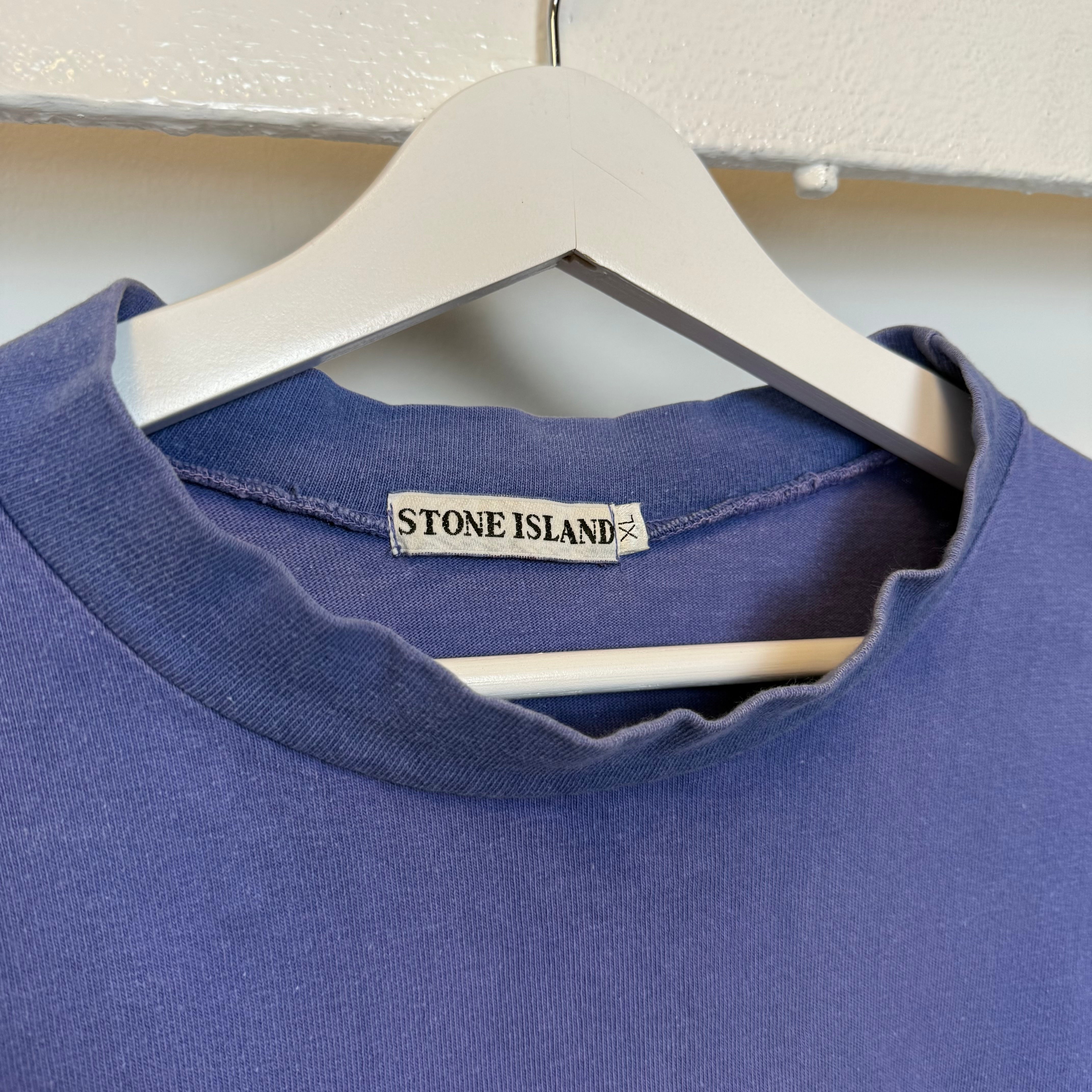1980's Stone Island Marina Logo T-shirt (L) | Large, Blue – Known