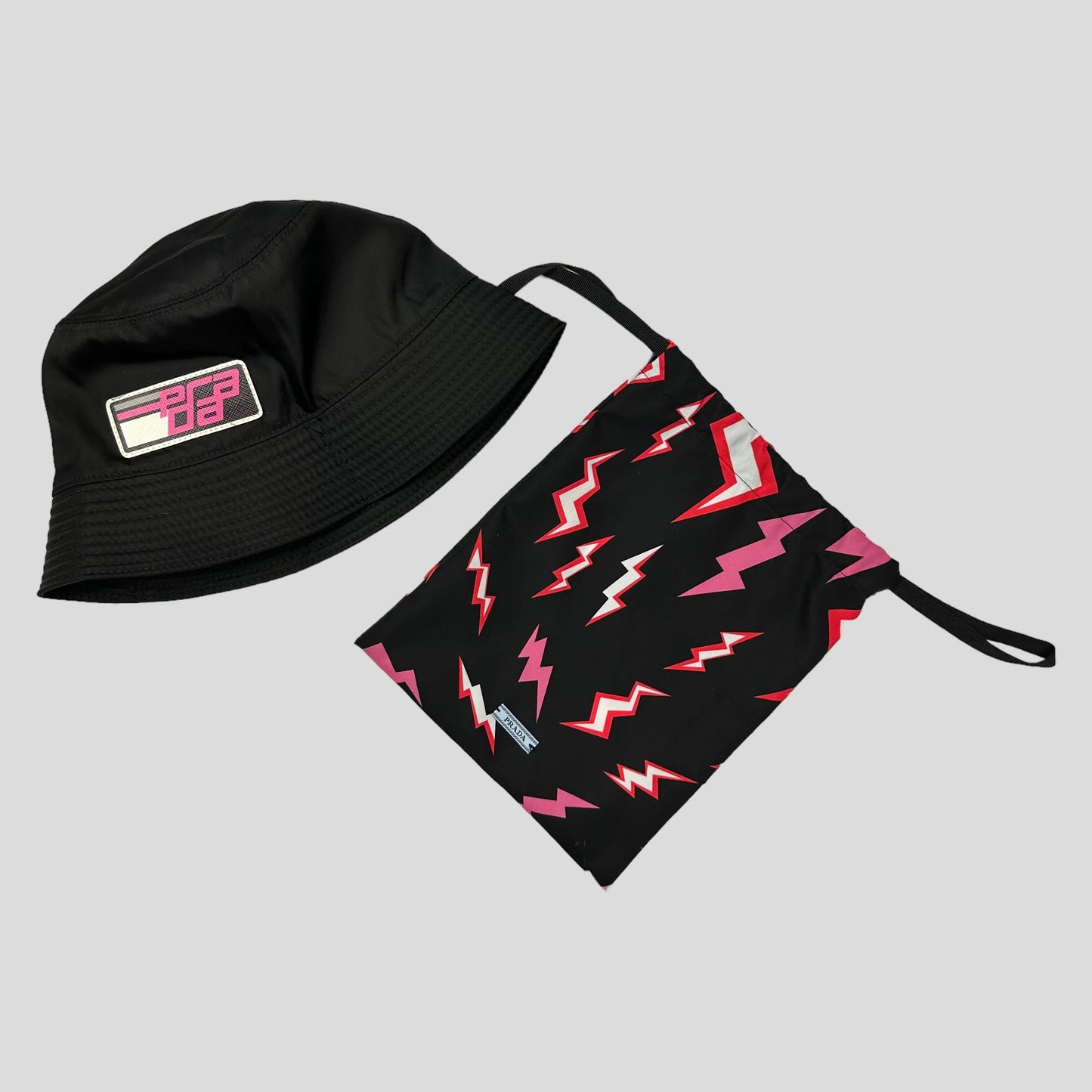 Prada Milano 2018 Nylon Bucket Hat + Dustbag - S