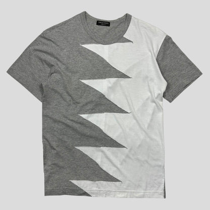 Comme Des Garçons Homme 2013 Zigzag Reconstructed T-shirt - M