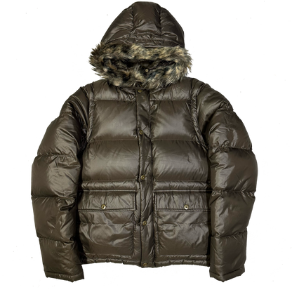 Takeo Kikuchi Puffer Jacket & Gilet With Fur Hood ( L )