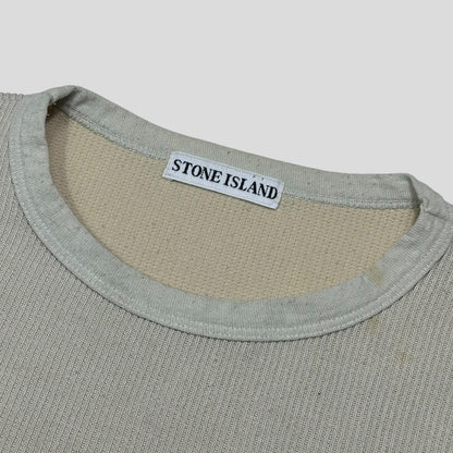 Stone Island 1999 BDU Ribbed Cotton Pocket Sweatshirt - M