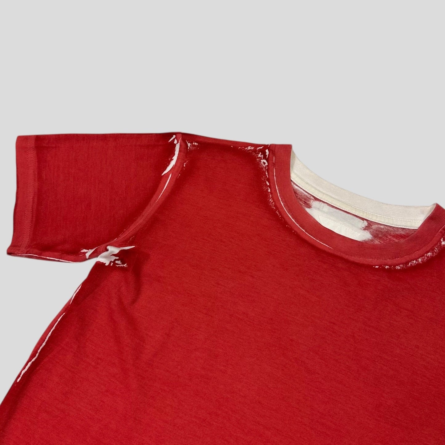 Prada 2006 Sublimation Corrosion Print Triangle Logo T-shirt - S