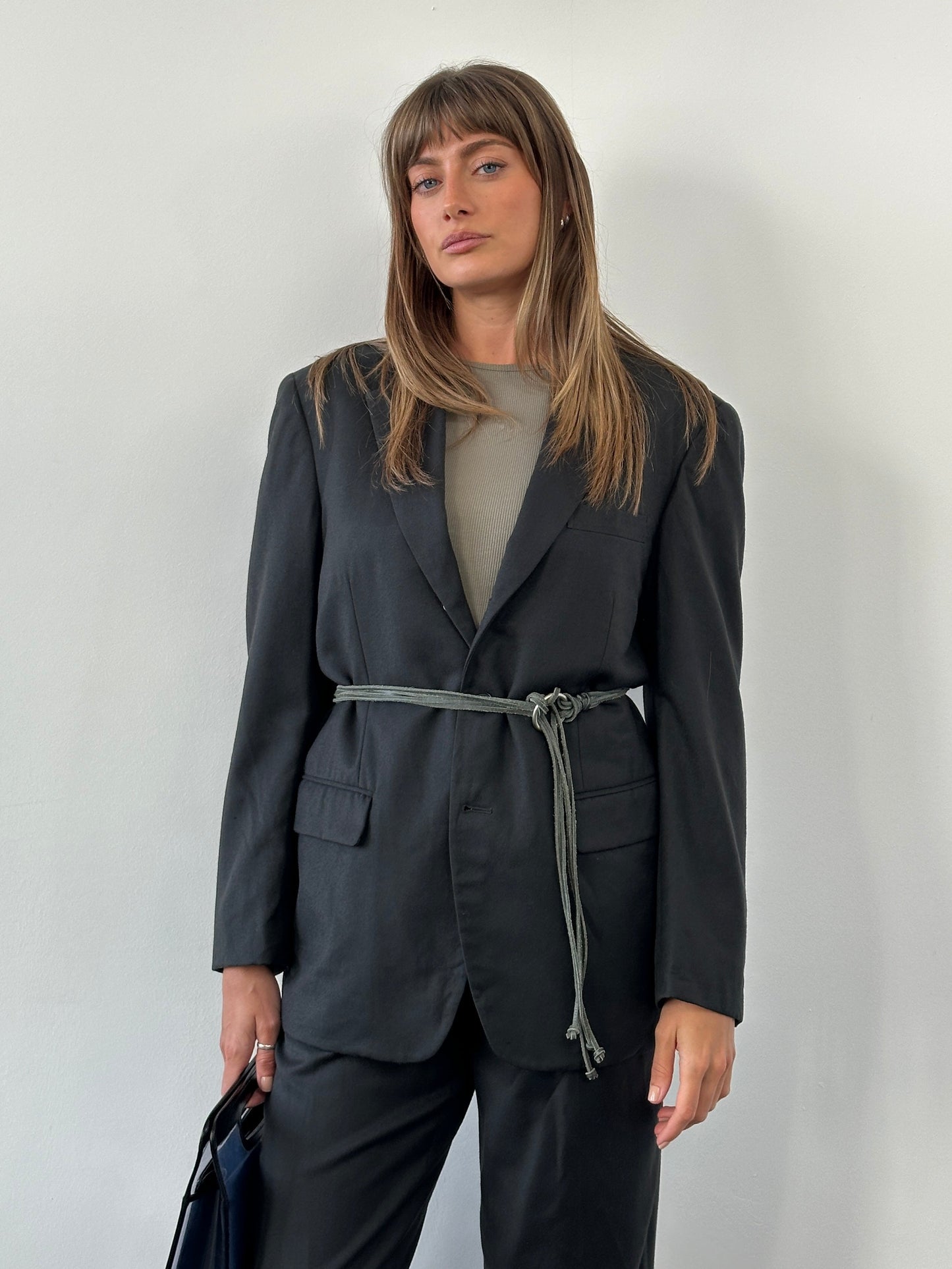 Japanese Vintage 1990s Pure Wool Straight Leg Suit - 40R/W26