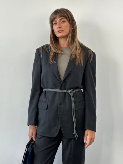 Japanese Vintage 1990s Pure Wool Straight Leg Suit - 40R/W26