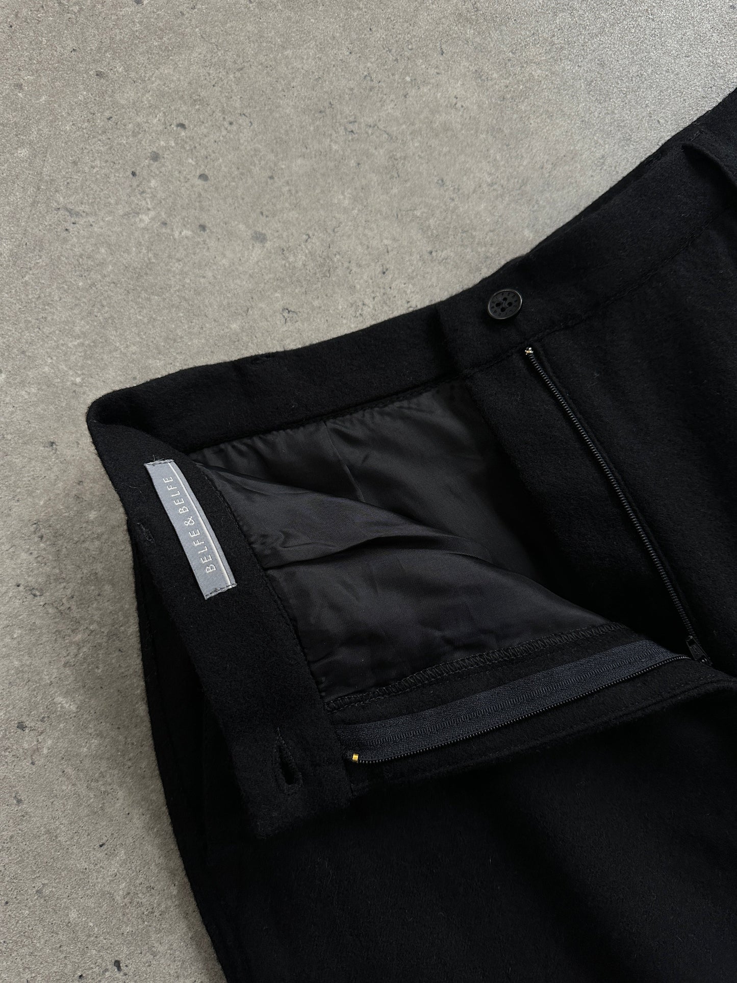 Belfe & Belfe 1990s Pure Wool Maxi Skirt - W26