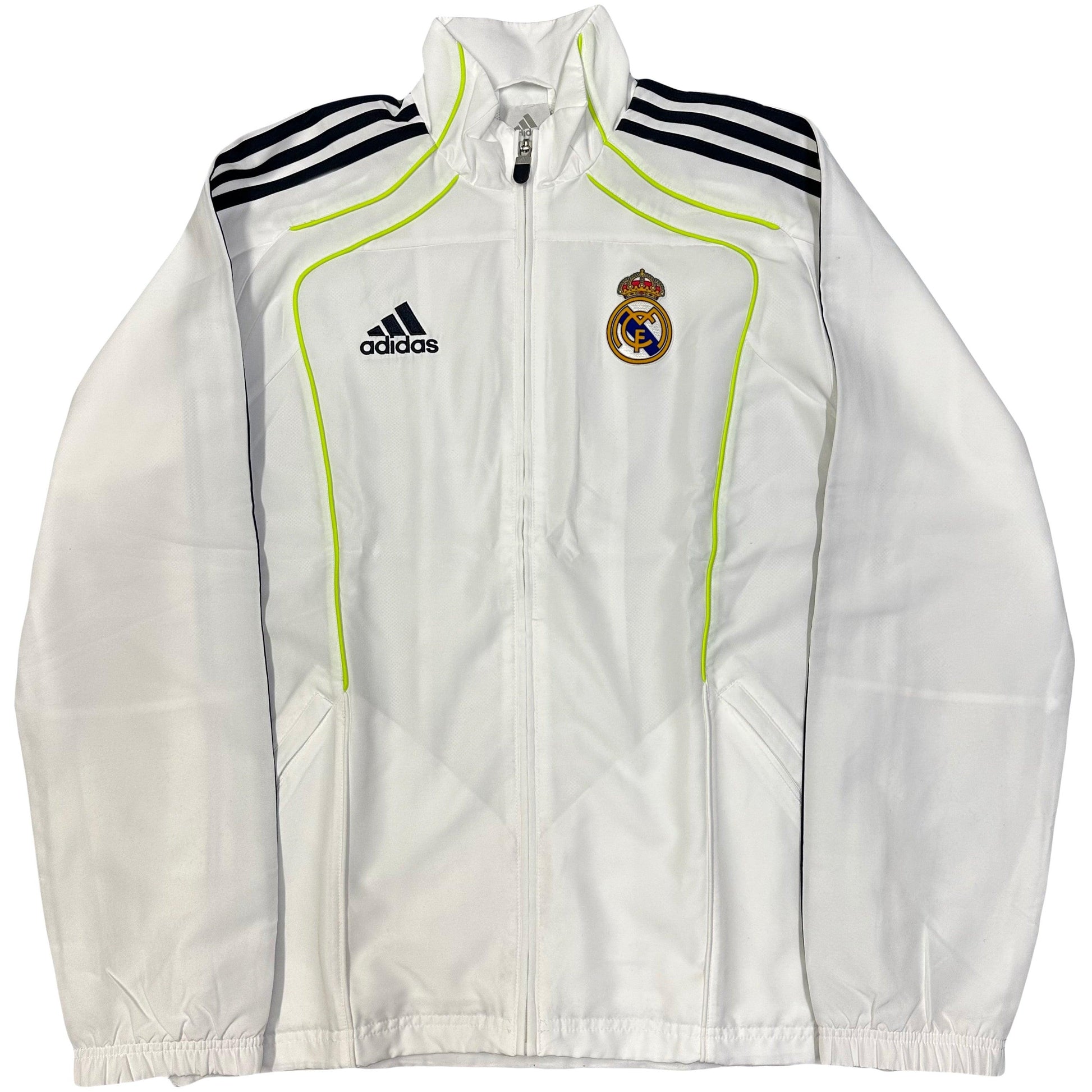 Adidas Real Madrid 2010/11 Tracksuit In White & Black ( M ) - Known Source