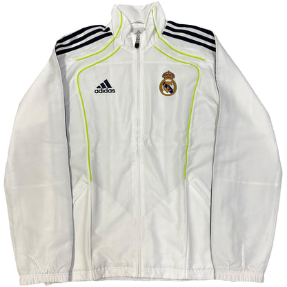 Adidas Real Madrid 2010/11 Tracksuit In White & Black ( M ) - Known Source