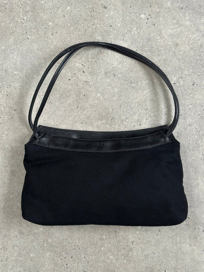 Armani Jeans 2000s Wool Shoulder Bag