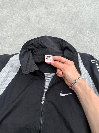 nike air 1990s lightweight swoosh shell jacket (l) | Default Title, Grey