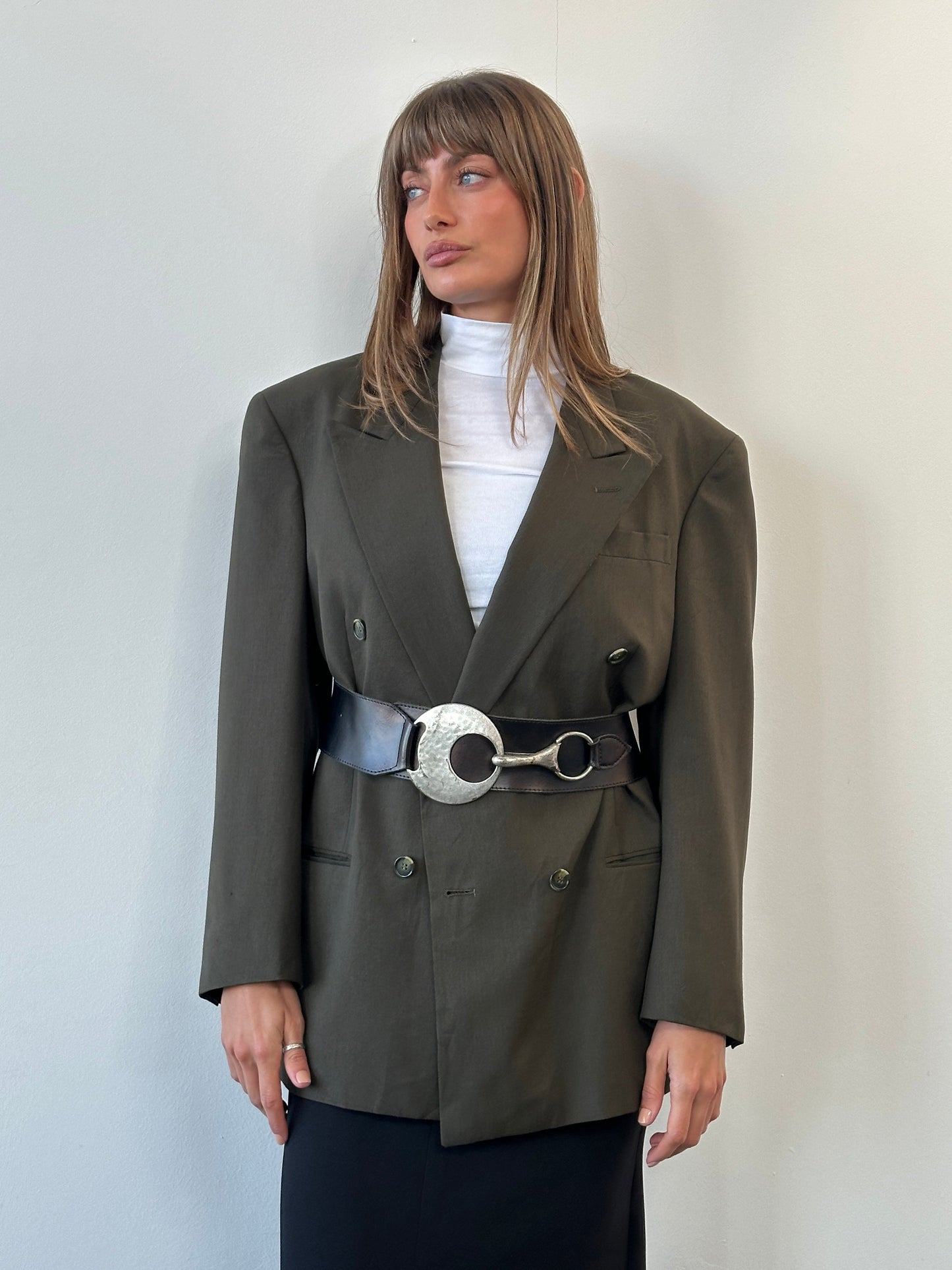 Christian Dior Monsieur 1980s Pure Wool Double Breasted Blazer - 41R/XL