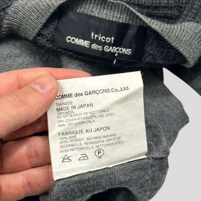 Comme Des Garçons Tricot 2011 Panelled Textured Cardigan - S