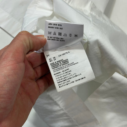 Prada Milano 2019 Camp Collar Triangle Logo Boxy Shirt - IT38 | Default Title, Multicoloured