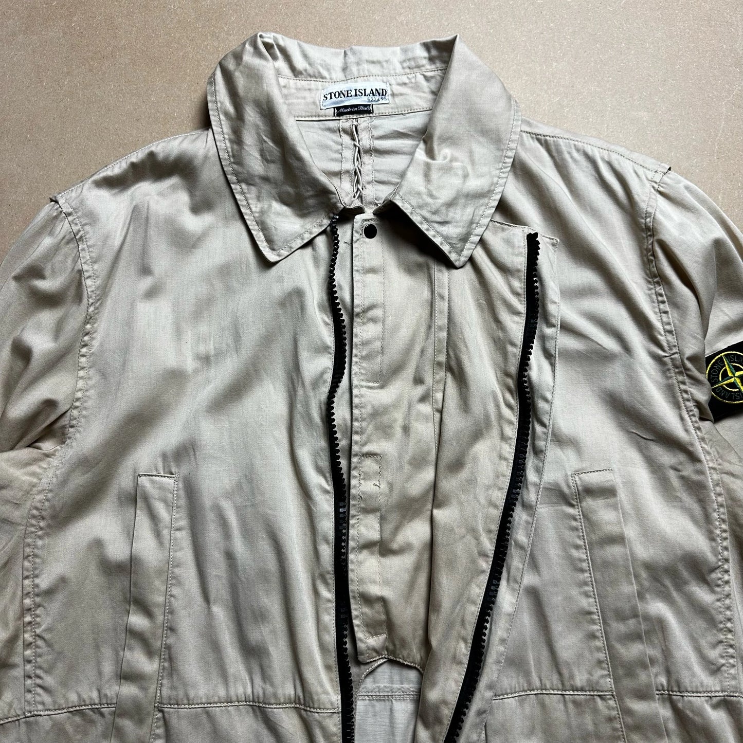 S/S 2007 Beige Raso Gommato Coach Jacket
