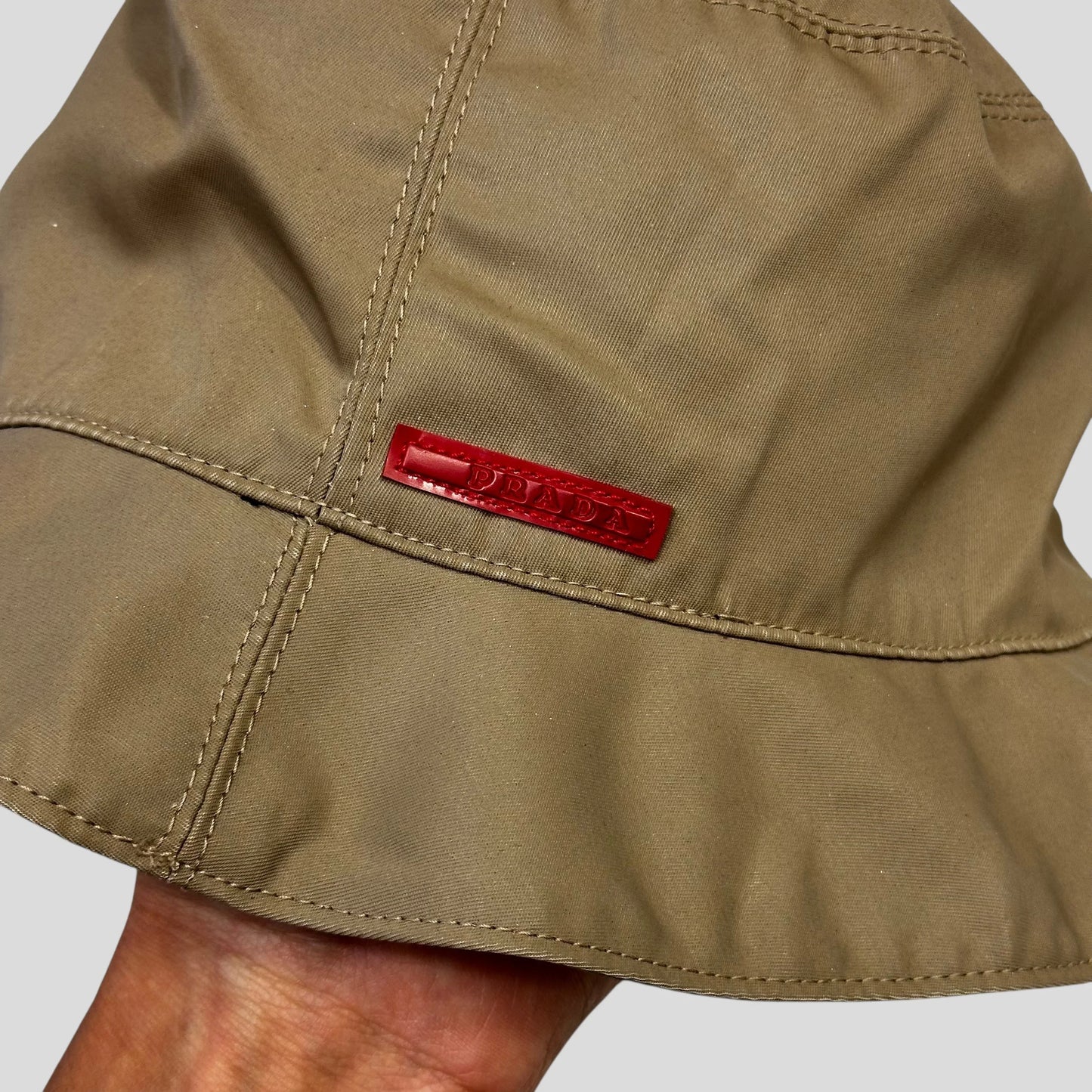 Prada Sport 00’s Beige Goretex Bucket Hat - S