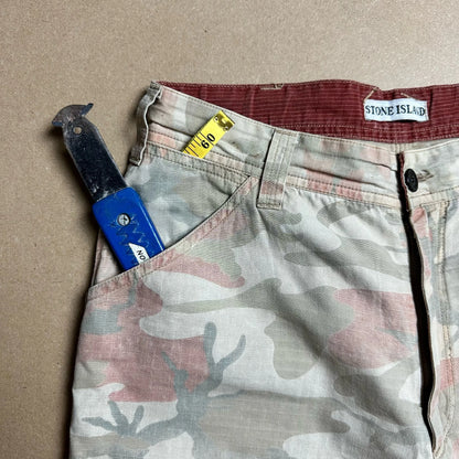 S/S1990 Ripstop Cotton Ice Camo Work Pants