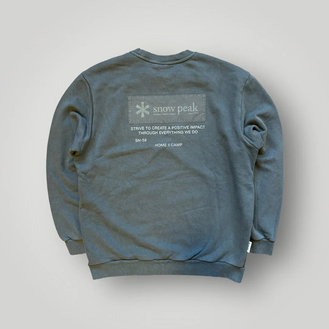 Snow Peak Home = Camp Crewneck XL