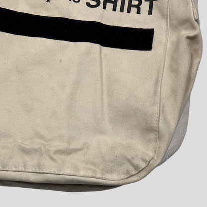 CDG SHIRT 00’s Canvas Spellout Messenger Bag