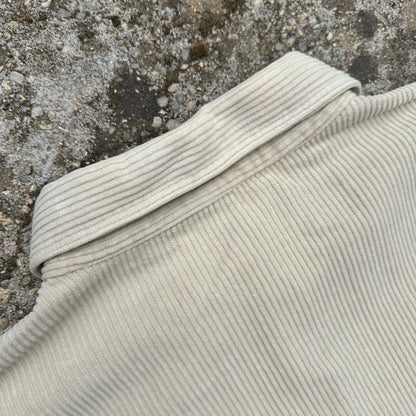 A/W1995 Cream 1/4 Zip Jumbo Corduroy Shirt