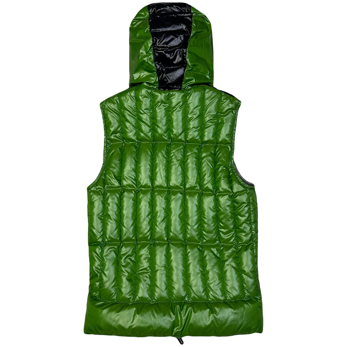 Duvetica Hooded Puffer Gilet In Green ( M )