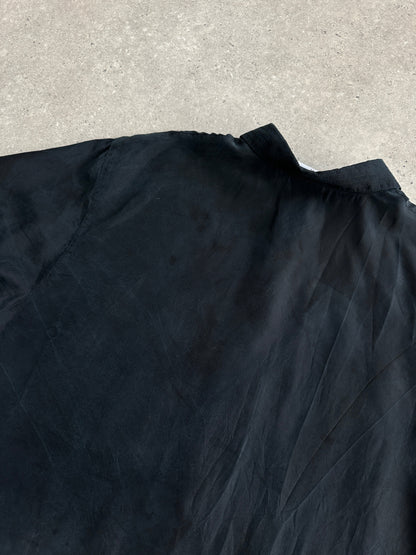 Vintage Pure Silk Short Sleeve Shirt - XL