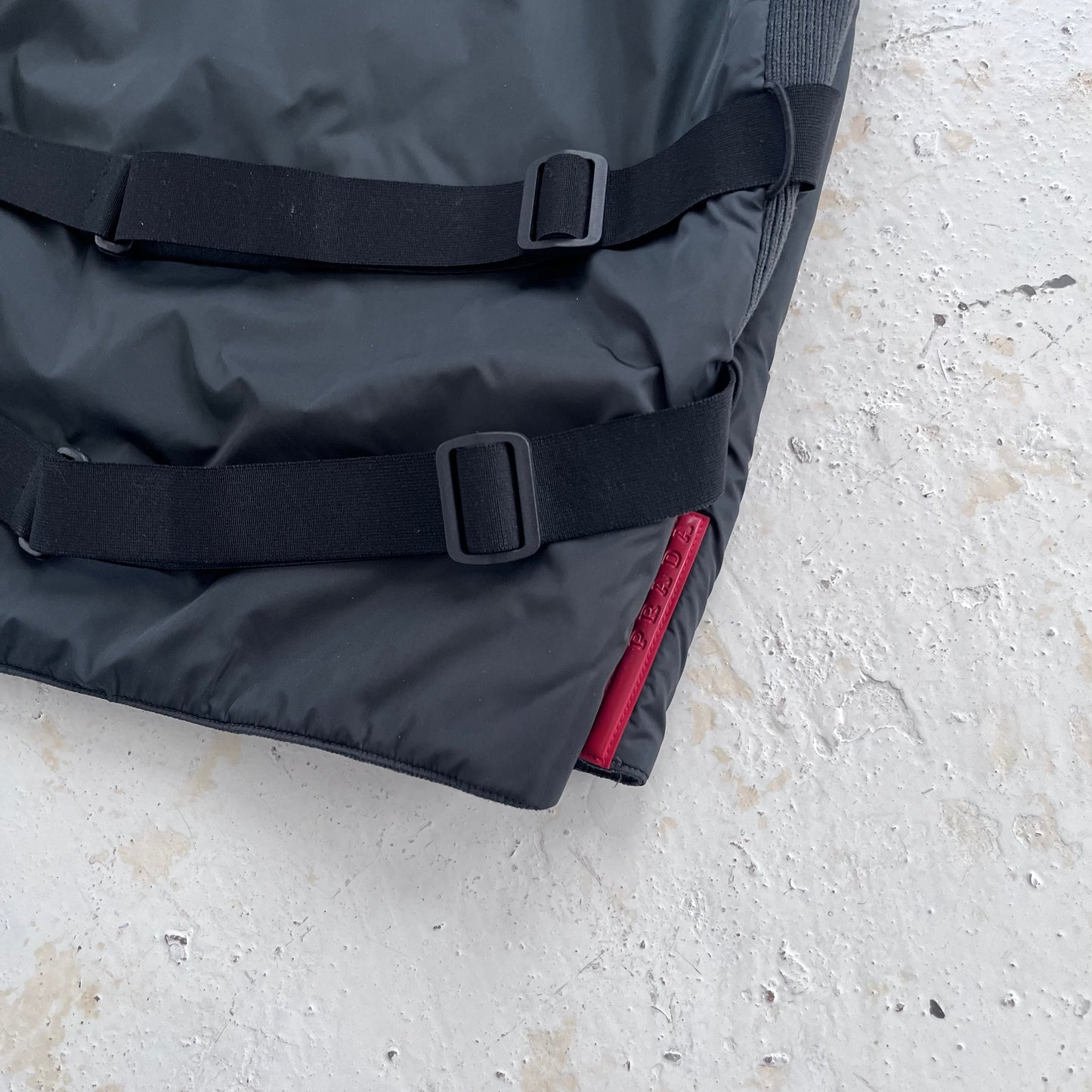 ss2000 prada sport bondage black gilet | Black, Black