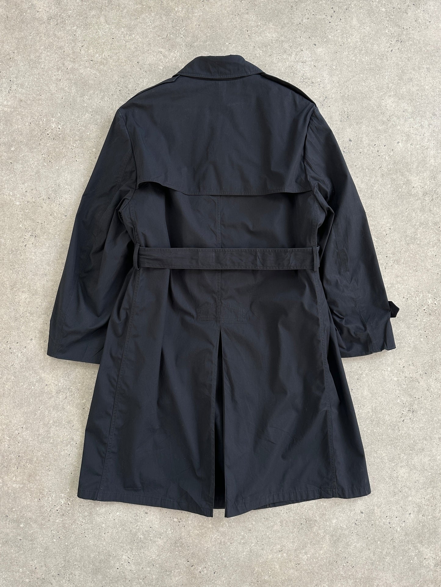 USA Vintage 1996 Cotton Double Breasted Belted Trench Coat - L/XL