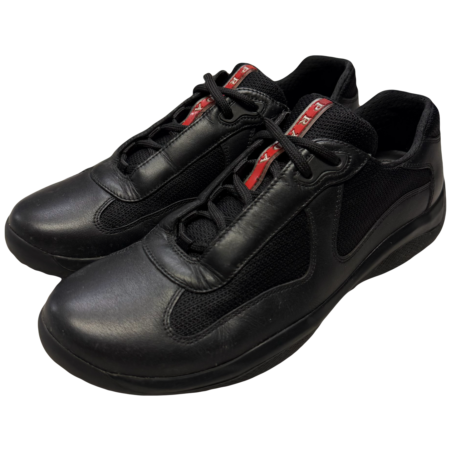 Prada America’s Cup Sneakers In Black (7.5UK/8.5US) | UK 7.5, Black