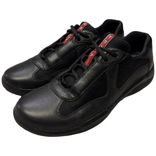 Prada America’s Cup Sneakers In Black (7.5UK/8.5US) | UK 7.5, Black
