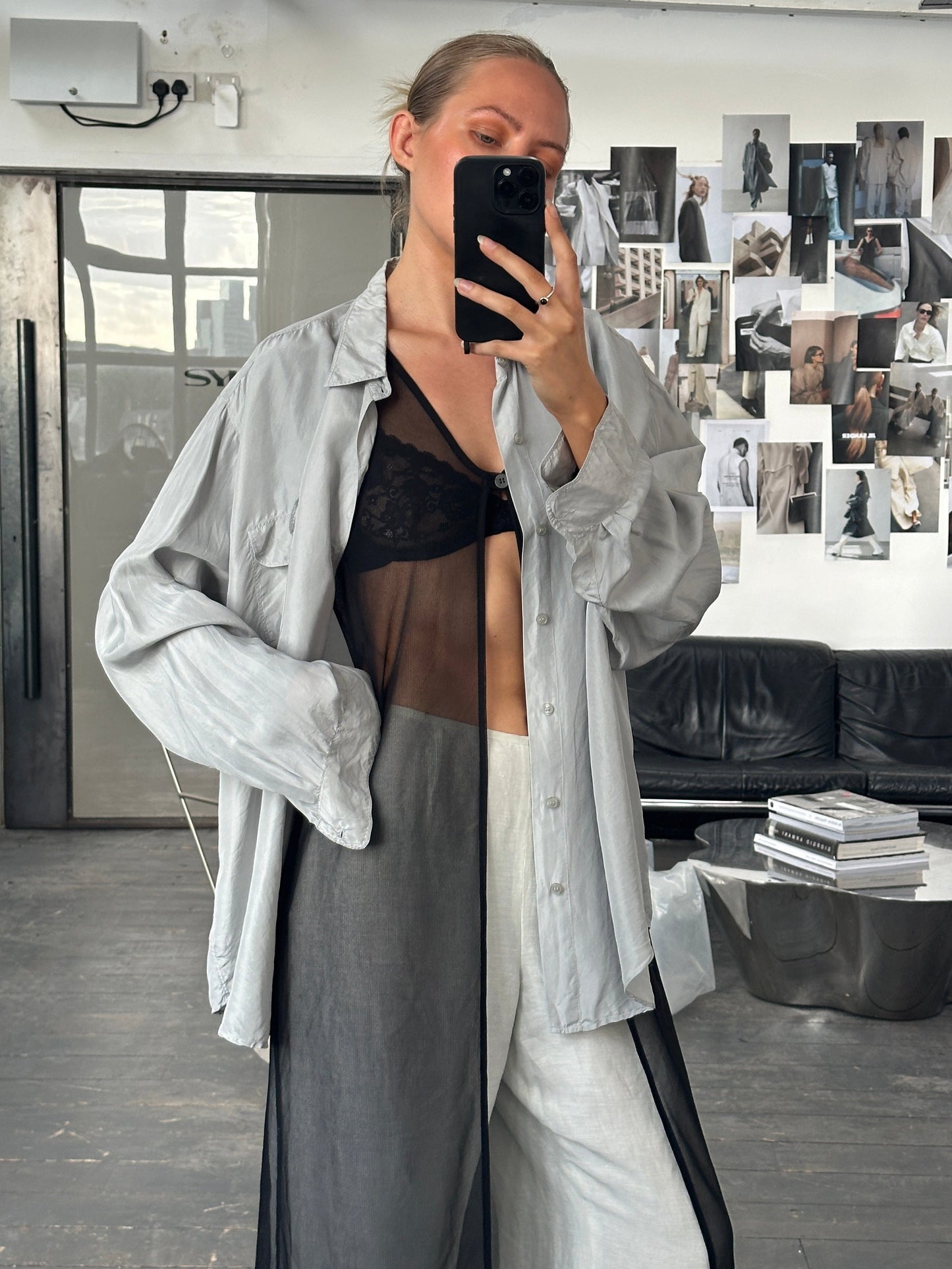 Vintage 1990s Relaxed Pure Silk Shirt - XL