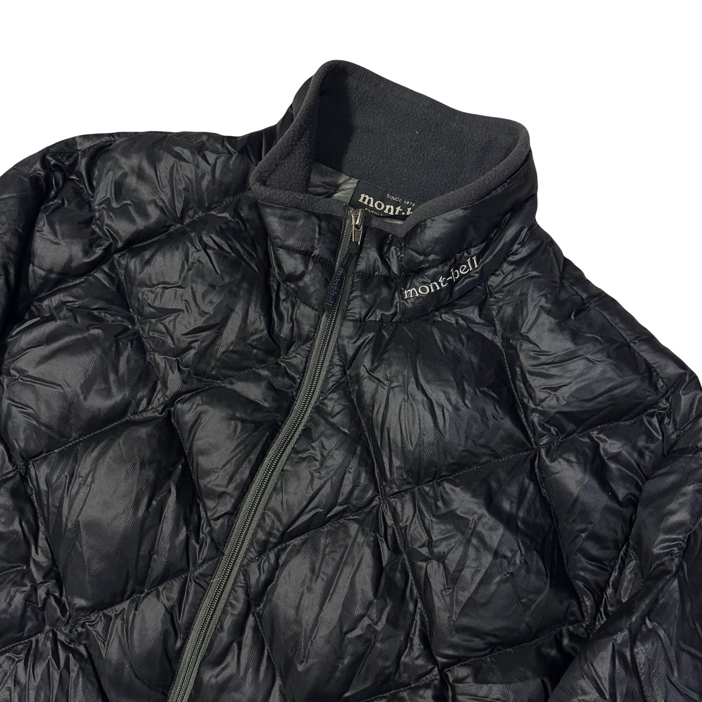 Montbell Diamond Stitch Puffer Jacket In Black ( L )