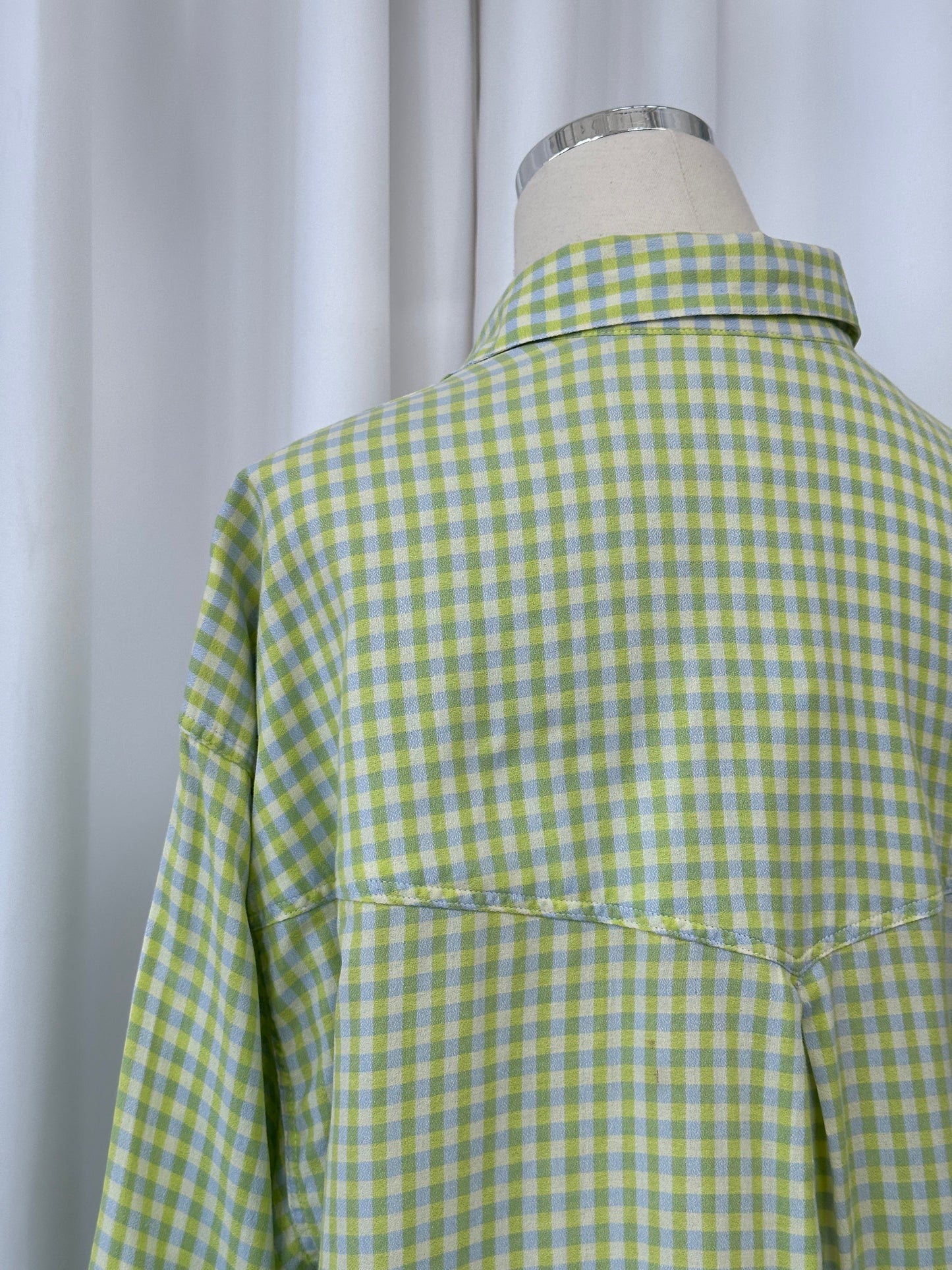 Versace Jeans Couture 1990s Check Cotton Shirt - L/XL