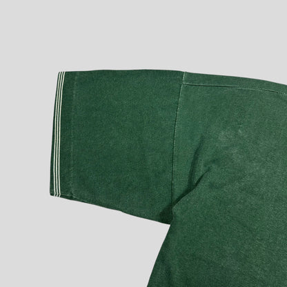 Stone Island 1989 Marina Stripe Washed Green Logo T-shirt - M (L)