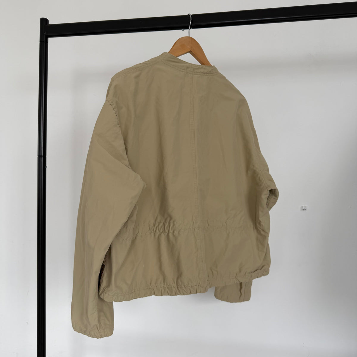 1990s armani jeans cropped jacket | O/S, Khaki