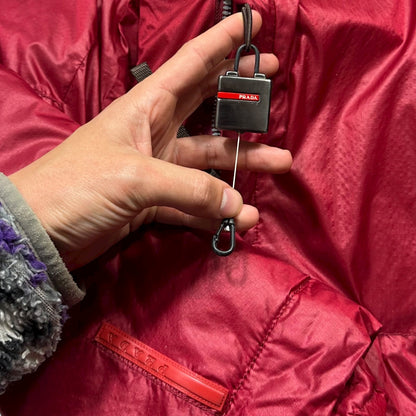 Prada Sport AW00 Nylon Down & Fleece Puffer Jacket - IT48 (M)