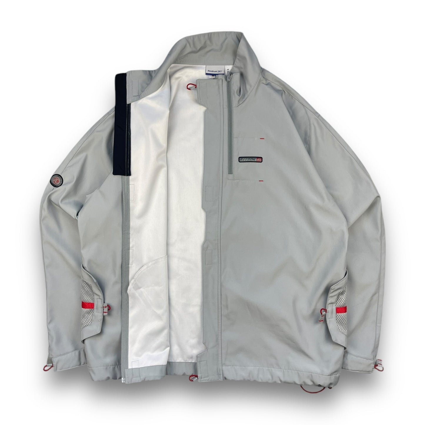 2000's Reebok Technical Dual Zip Jacket (XL) | Default Title, Grey