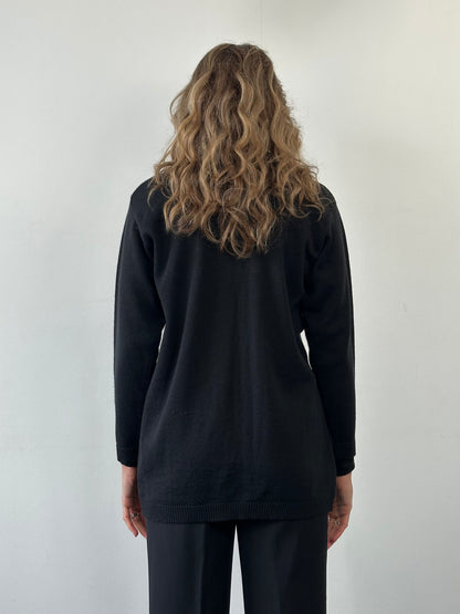 Scottish Vintage Wool Knitted Cardigan - M