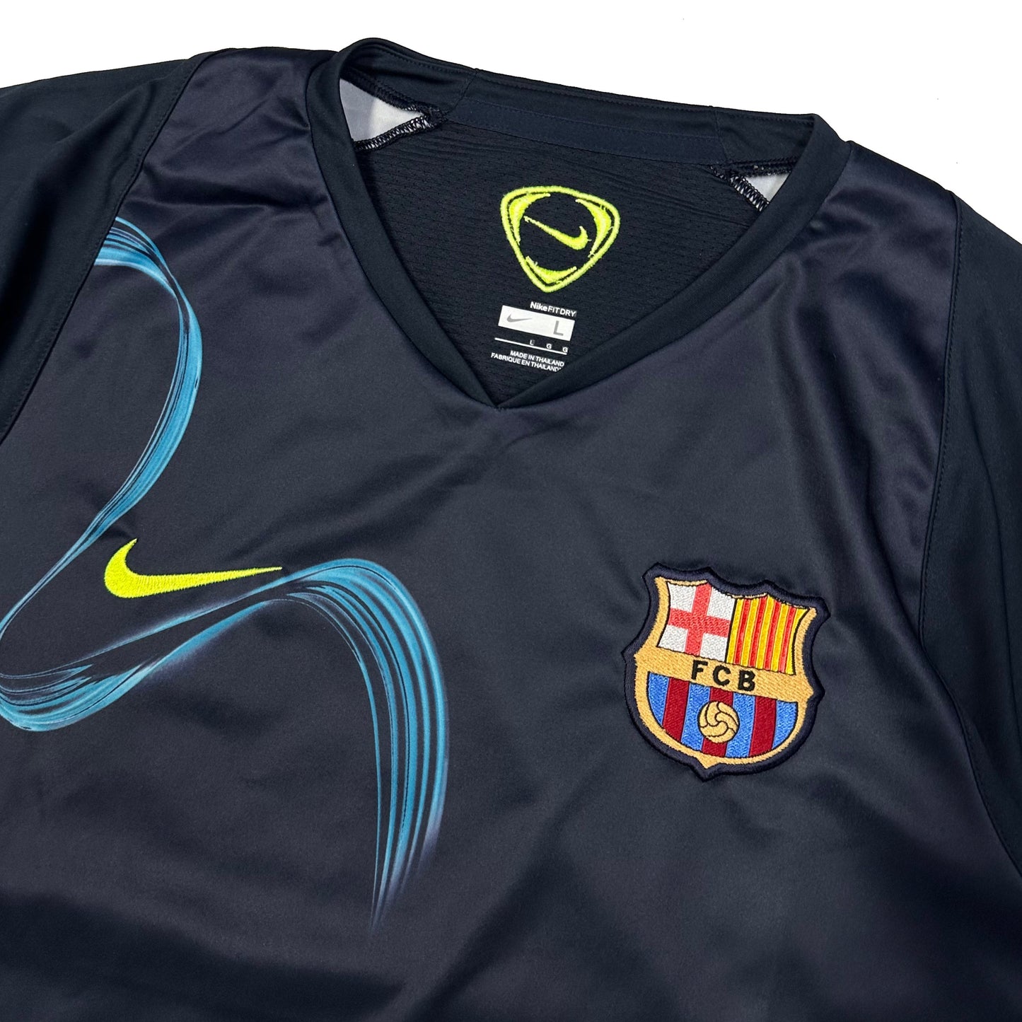 Nike Barcelona 2008/09 Training Shirt In Navy ( L )