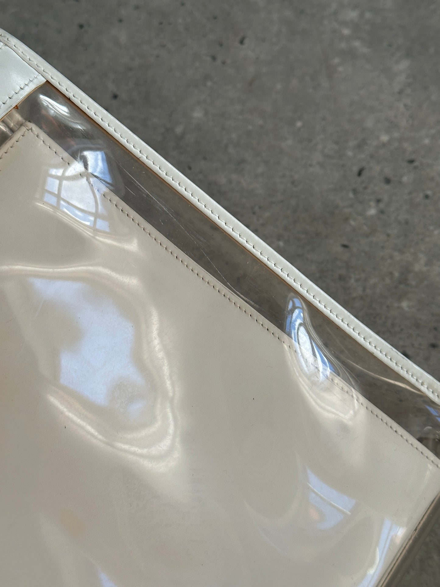 Gucci 1990s Tom Ford 2 in 1 Leather & Vinyl Shoulder Bag