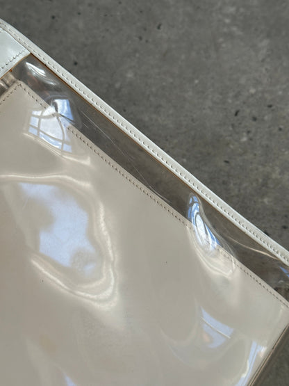 Gucci 1990s Tom Ford 2 in 1 Leather & Vinyl Shoulder Bag