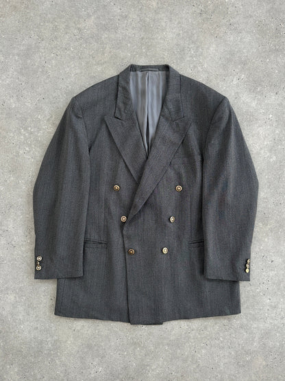 Versace Classic V2 90s Bespoke Button Double Breasted Blazer - 46R/XXL