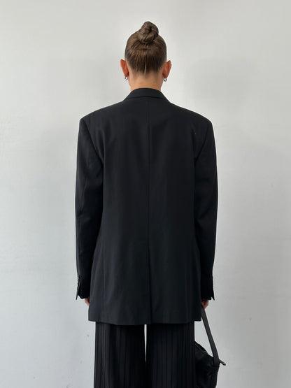 Yves Saint Laurent Pour Homme Pure Wool Single Breasted Blazer - 44R/XL