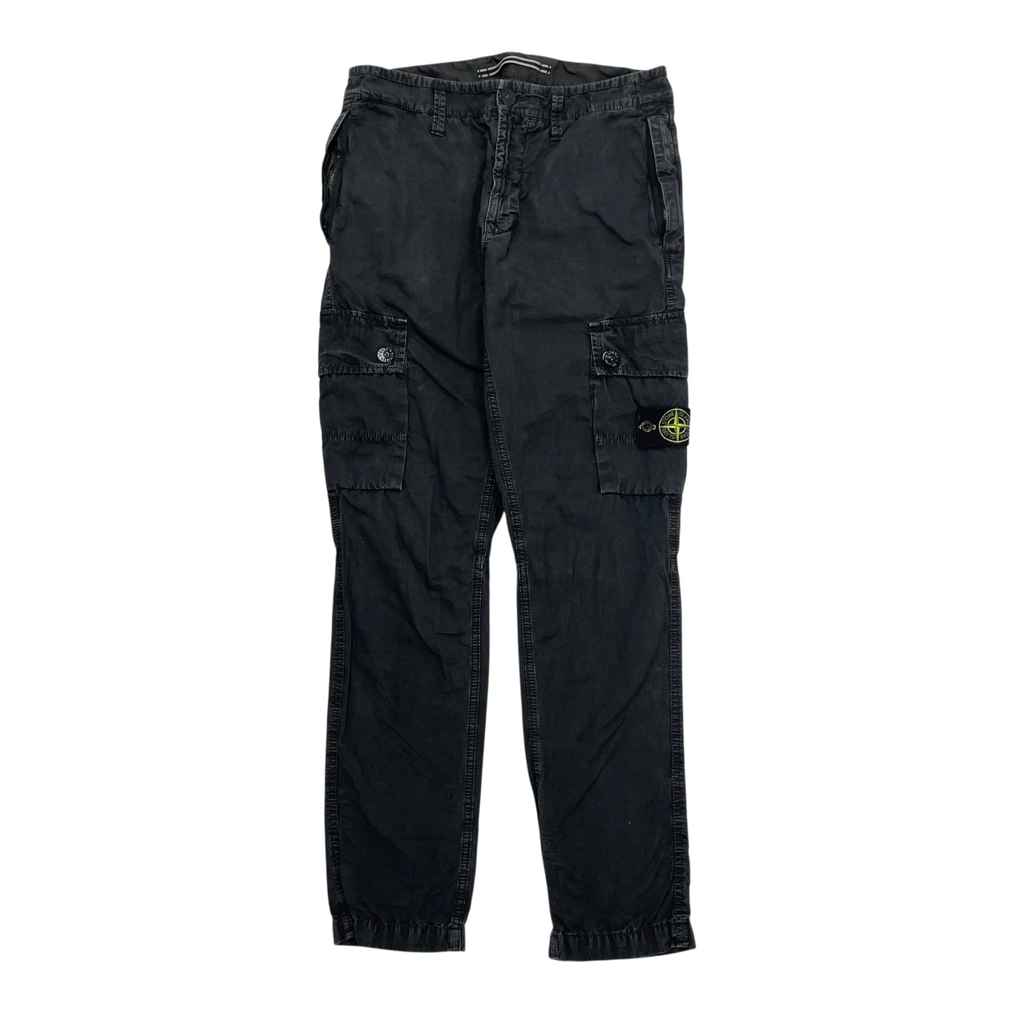 Stone Island Cargos, W30” | O/S, Black