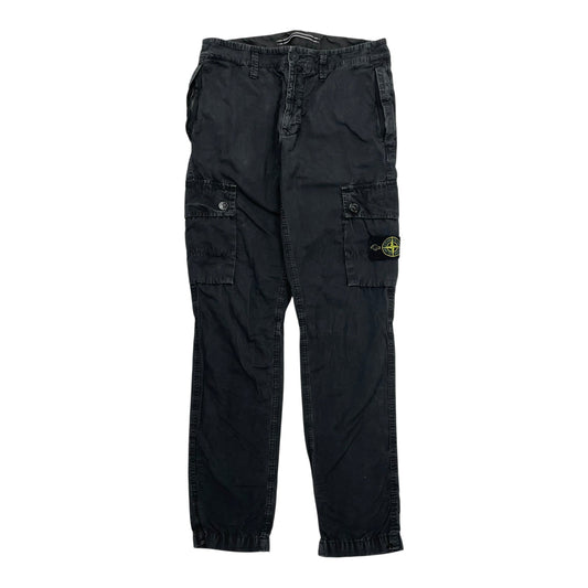 Stone Island Cargos, W30” | O/S, Black